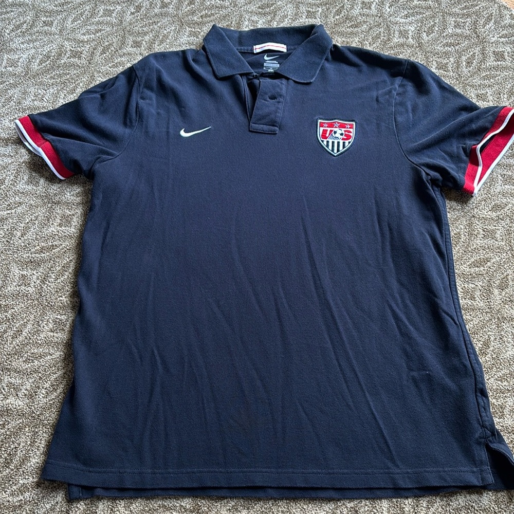 Vintage Nike US Soccer Polo